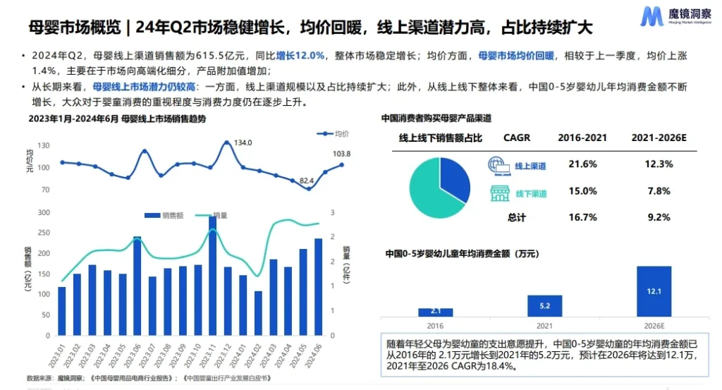 2024年母婴赛道行情概况